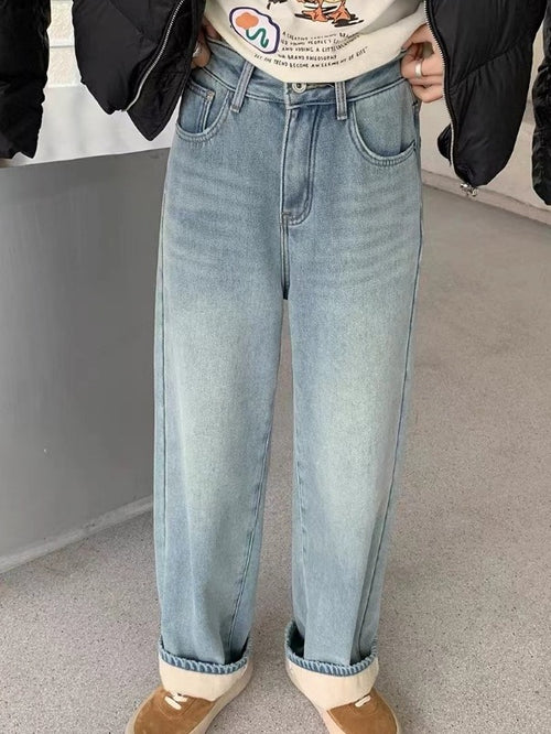 Baggy Retro Hög Midjade