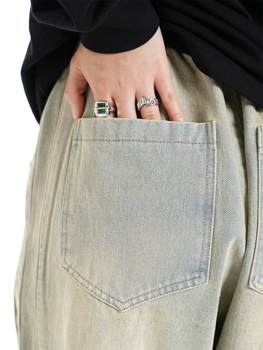 Herr Baggy Street Jeans