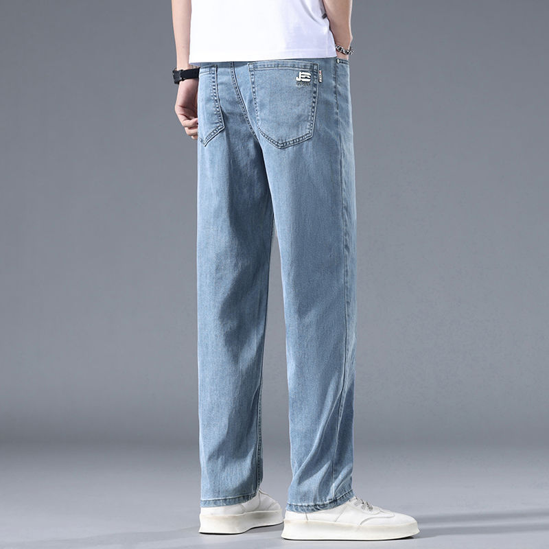 Herr Casual Straight Loose Jeans