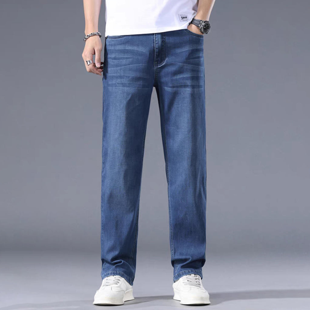 Herr Casual Straight Loose Jeans